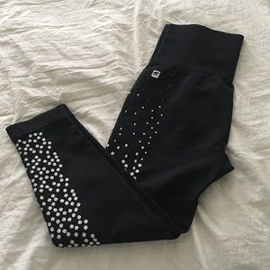 Fabletics Black and White Leggings